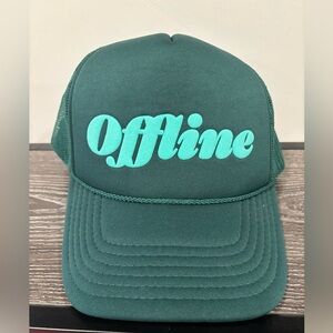 Green 'Offline' Trucker Hat